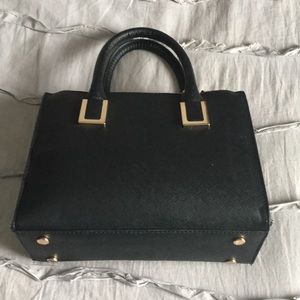 Black and Gold H&M purse